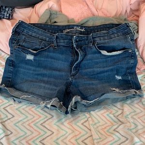 Jean shorts from target